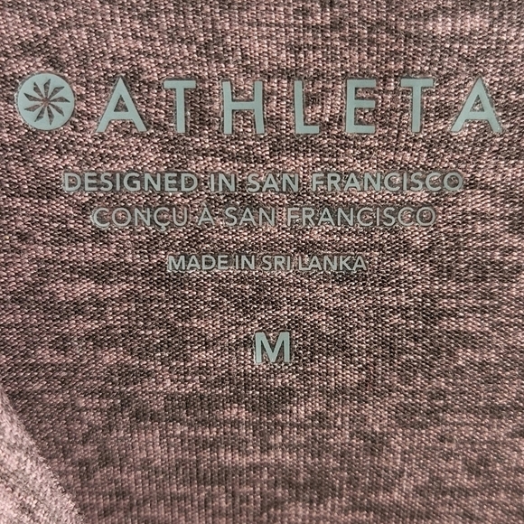 Athleta Hiking Outdoors UPF 50+ Uptempo Hoodie Sweatshirt Antique Burgundy M - Picture 10 of 12